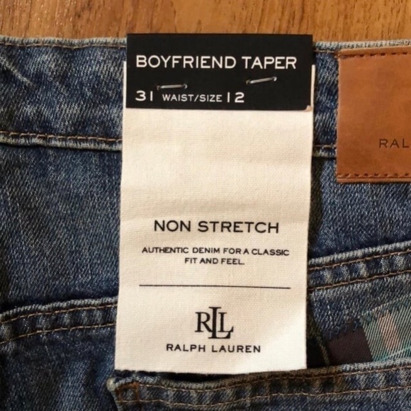 NWT Ralph Lauren Patchwork Boyfriend Jeans - Picture 10 of 16